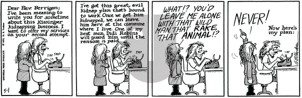 Doonesbury on Monday May 1, 1972 Comic Strip