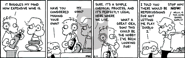 FoxTrot on Monday August 14, 2000 Comic Strip