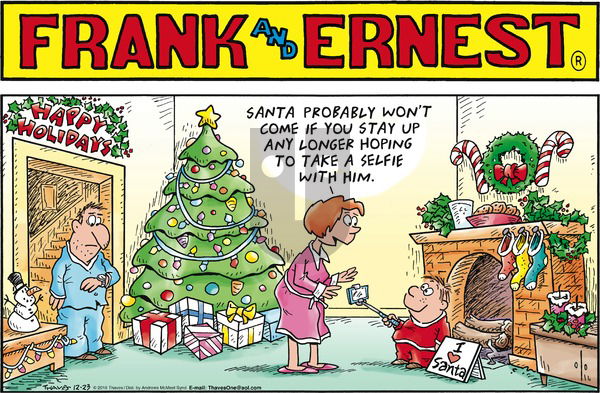 Frank and Ernest on Sunday December 23, 2018 Comic Strip