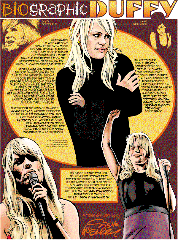Biographic on Sunday September 21, 2008 Comic Strip