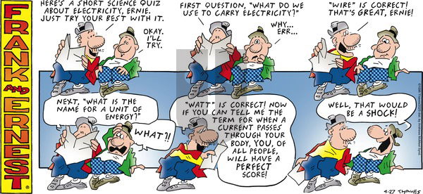 Frank and Ernest on Sunday April 27, 2025 Comic Strip