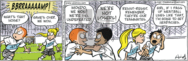 Cleats on Friday January 17, 2003 Comic Strip