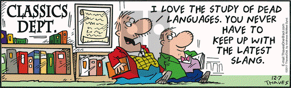 Frank and Ernest on Thursday December 7, 2017 Comic Strip