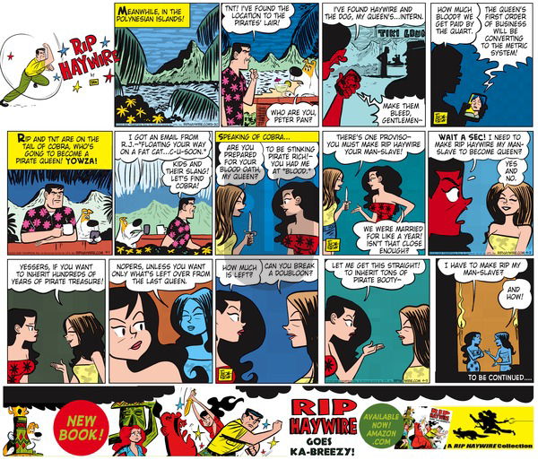 Rip Haywire on Sunday July 12, 2015 Comic Strip