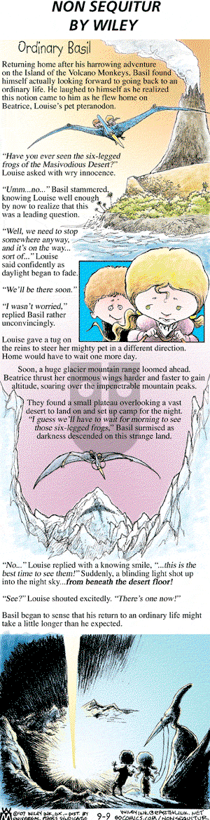 Non Sequitur - Sunday September 9, 2007 Comic Strip