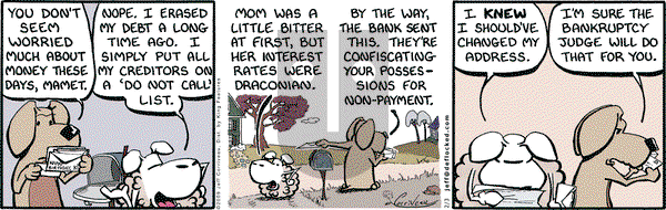 DeFlocked on Tuesday February 3, 2009 Comic Strip