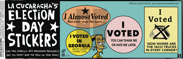 La Cucaracha on Tuesday November 6, 2018 Comic Strip