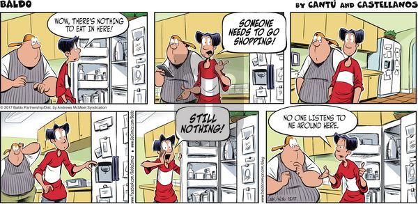 Baldo on Sunday December 17, 2017 Comic Strip