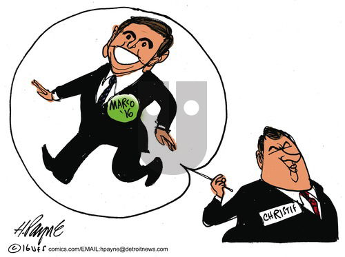 Henry Payne on Sunday February 14, 2016 Comic Strip