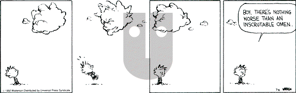 Calvin and Hobbes - Monday July 6, 1992 Comic Strip