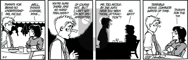 Doonesbury - Saturday May 7, 1988 Comic Strip