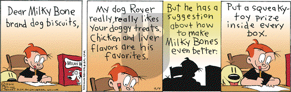 Red and Rover on Tuesday April 4, 2017 Comic Strip