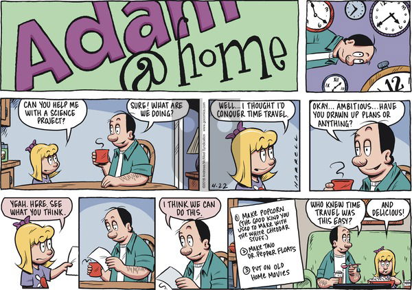 Adam@Home on Sunday April 22, 2018 Comic Strip