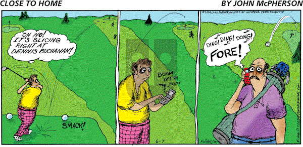 Close to Home on Sunday June 7, 2009 Comic Strip