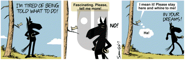 Dark Side of the Horse on Monday July 30, 2012 Comic Strip