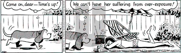 Fred Basset on Friday September 25, 2009 Comic Strip