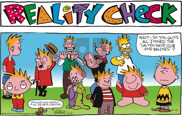Reality Check on Sunday June 23, 2019 Comic Strip