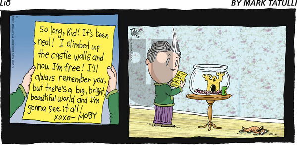 Lio on Sunday November 1, 2015 Comic Strip