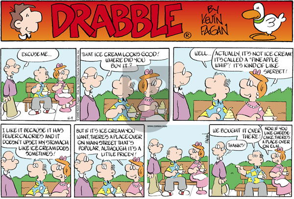 Drabble on Sunday April 9, 2006 Comic Strip
