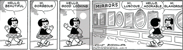 Nancy on Monday August 16, 1948 Comic Strip