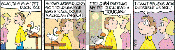 Drabble on Tuesday March 3, 2015 Comic Strip