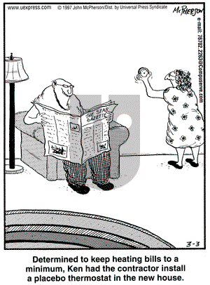 Close to Home on Monday March 3, 1997 Comic Strip