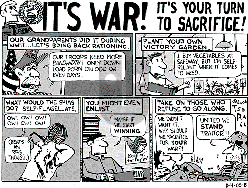 Ted Rall on Saturday August 6, 2005 Comic Strip