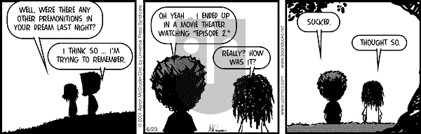 The Boondocks - Saturday June 23, 2001 Comic Strip