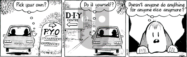 Fred Basset on Monday August 21, 2006 Comic Strip