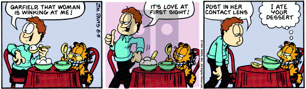 Garfield on Wednesday August 5, 1992 Comic Strip