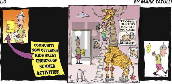 Lio on Sunday June 14, 2015 Comic Strip