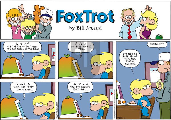 FoxTrot on Sunday November 16, 2003 Comic Strip