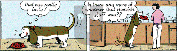 Fred Basset on Friday May 27, 2016 Comic Strip