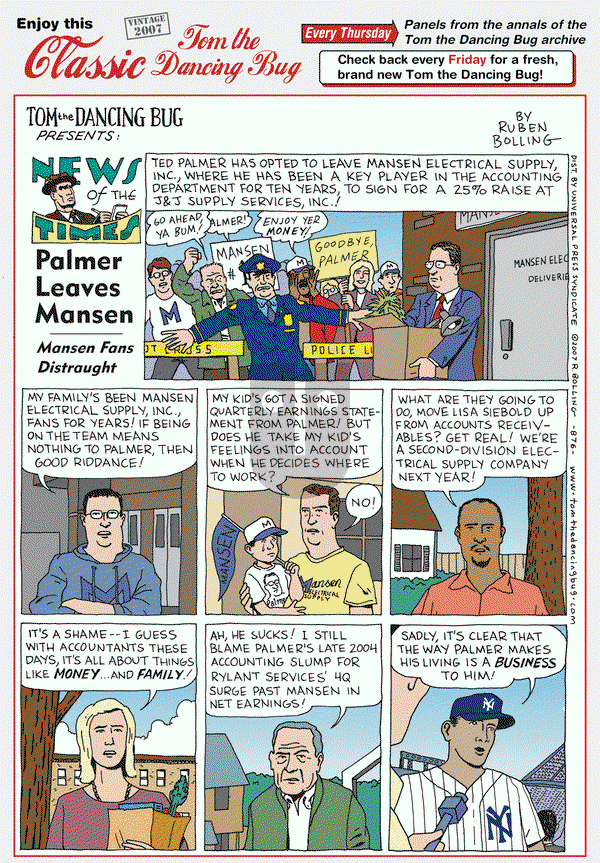 Tom the Dancing Bug on Thursday January 5, 2017 Comic Strip