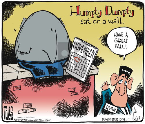 Tom Toles on Sunday April 15, 2018 Comic Strip