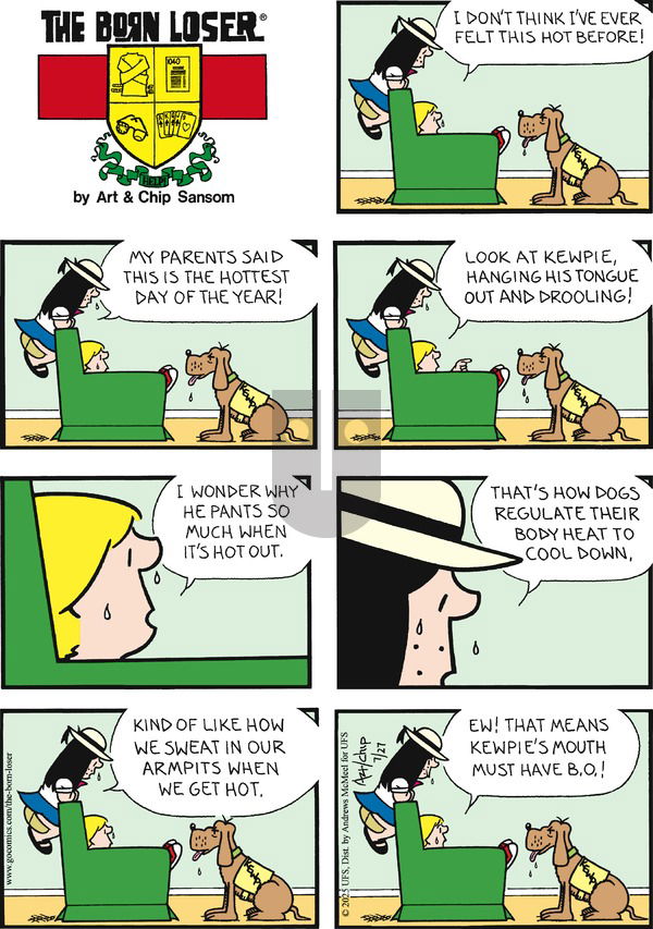 The Born Loser on Sunday July 27, 2025 Comic Strip