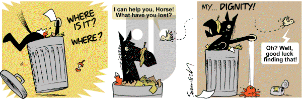 Dark Side of the Horse on Sunday July 17, 2011 Comic Strip