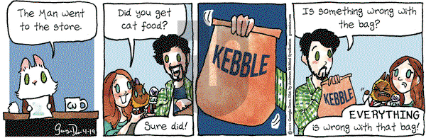 Breaking Cat News - Monday April 19, 2021 Comic Strip