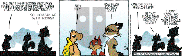 Over the Hedge on Wednesday March 24, 2021 Comic Strip