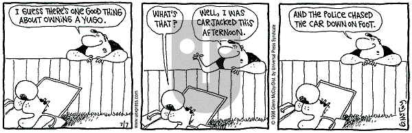 The Duplex on Tuesday July 7, 1998 Comic Strip