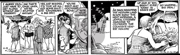 Alley Oop on Monday November 9, 1970 Comic Strip
