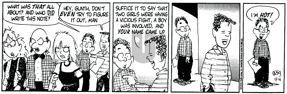 Luann - Saturday December 16, 1995 Comic Strip