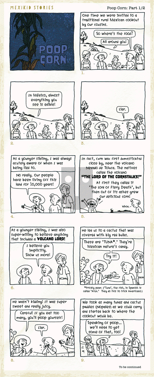 Mexikid Stories on Thursday November 10, 2022 Comic Strip