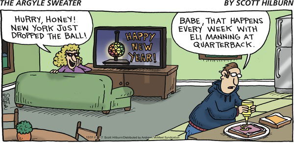 The Argyle Sweater on Sunday December 31, 2017 Comic Strip