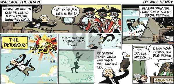 Wallace the Brave on Sunday April 8, 2018 Comic Strip
