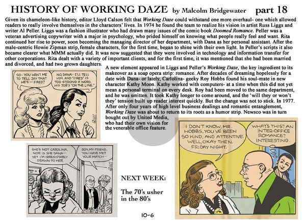 Working Daze - Sunday October 6, 2024 Comic Strip