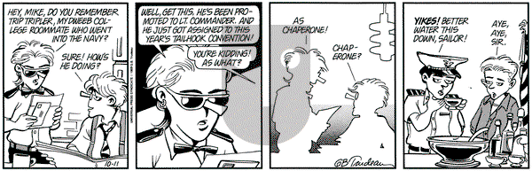 Doonesbury on Monday October 11, 1993 Comic Strip
