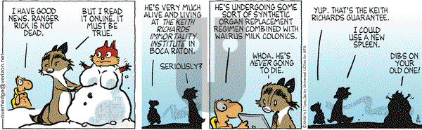 Over the Hedge on Friday February 12, 2016 Comic Strip