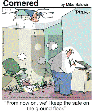 Cornered on Monday November 11, 2019 Comic Strip