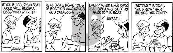 Arlo and Janis on Thursday April 15, 1999 Comic Strip